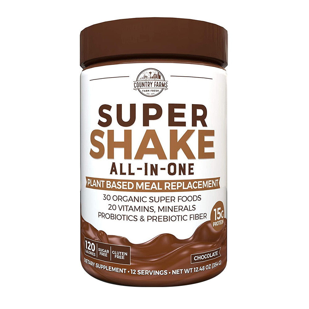 Country Farms All-in-One Super Shake Meal Replacement Dietary Supplement, 12.48 oz